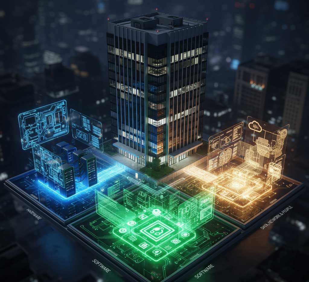 اجزای اصلی فناوری اطلاعات